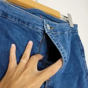 Jean Homme Topshop Skinny Stretch Bleu - Taille W28/L30, Occasion En Très Bon état